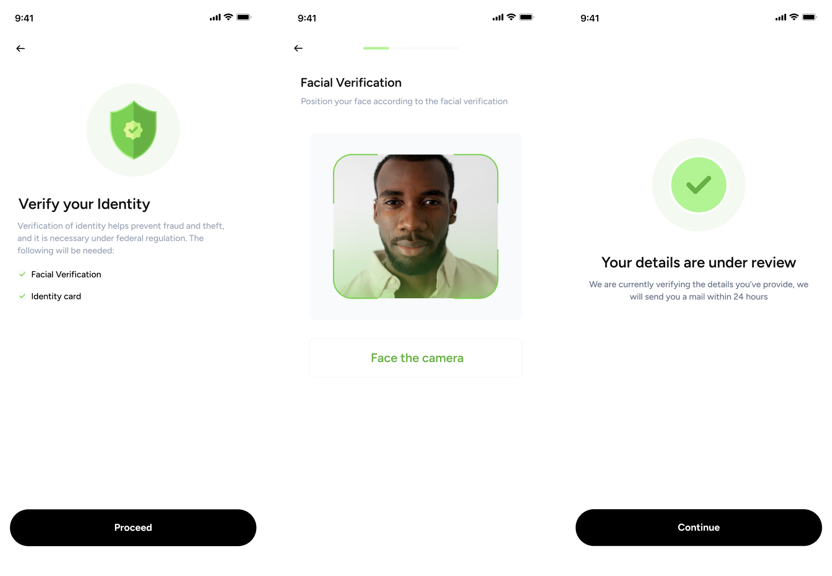 Identity verification flow